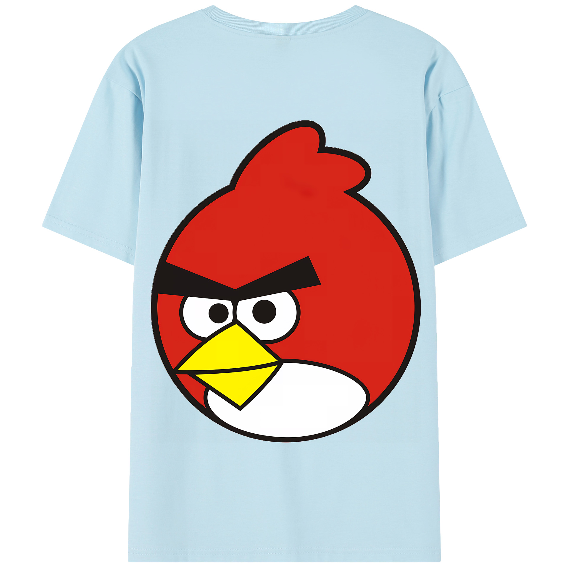 （画像用） Angry Birds アングリーバード 綿100％半袖Tシャツ（背面プリント）